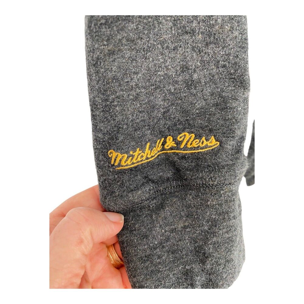 Mitchell & Ness Mens Gray NHL Pittsburg Penguins Hoodie Size L‎ Large - Picture 2 of 8